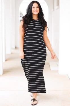 Did Someone Say Stripes Dress, Black 10 Did Someone Say Stripes Dress, Black -Deals Swish Tex Store DidSomeoneSayStripesDress Black 5