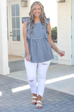 Don’t Masquerade Top, Ivory Black -Deals Swish Tex Store Don tMasqueradeTop IvoryBlack 9of21