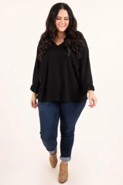Endless Essentials Top, Black -Deals Swish Tex Store EndlessEssentialsTop Black 0266
