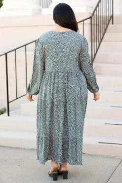 Enjoy The Moment Dress, Green -Deals Swish Tex Store EnjoyTheMomentDress Green