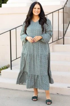 Enjoy The Moment Dress, Green