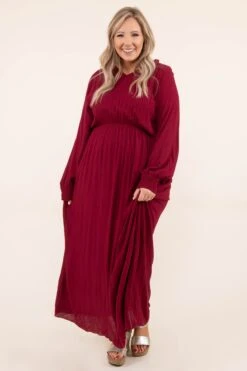 Eternal Hope Dress, Burgundy -Deals Swish Tex Store EternalHopeDress Burgundy