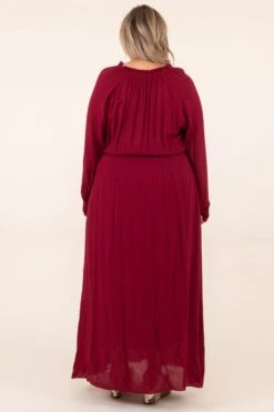 Eternal Hope Dress, Burgundy -Deals Swish Tex Store EternalHopeDress Burgundy 3594