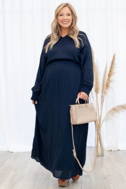 Eternal Hope Dress, Navy