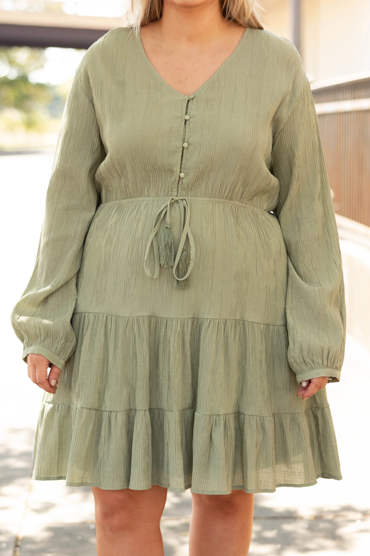 Everyone She Knows Dress, Sage 6 Everyone She Knows Dress, Sage - Image 4