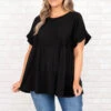 Feeling Untouchable Top, Black -Deals Swish Tex Store FeelingUntouchableTop Black 9996