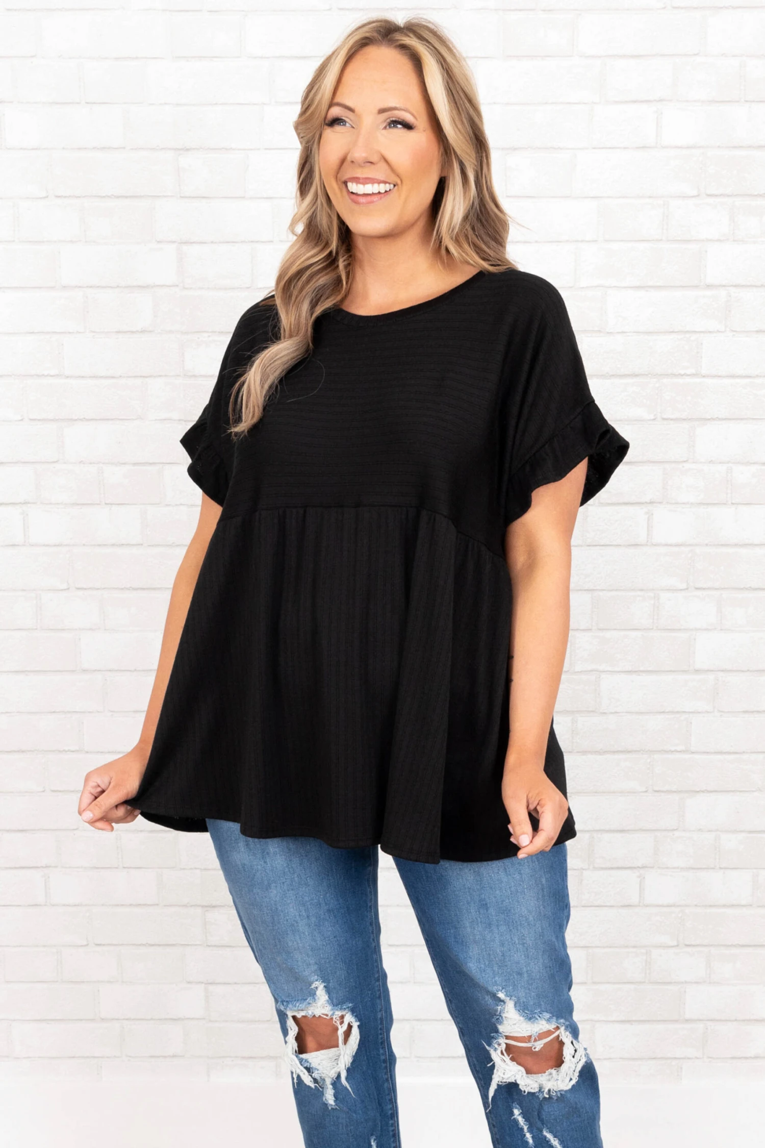 Feeling Untouchable Top, Black 3 Feeling Untouchable Top, Black