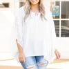 Flashback Friday Top, Ivory