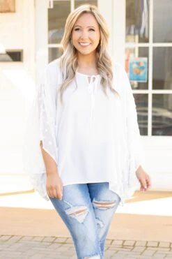 Flashback Friday Top, Ivory