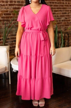 Forever In My Heart Dress, Pink -Deals Swish Tex Store ForeverInMyHeartDress Pink 0702