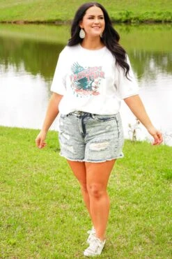 Freedom Tour Tee, White -Deals Swish Tex Store FreedomTourTee White 5