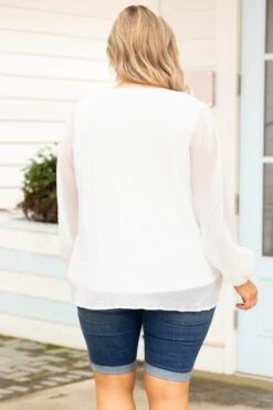 Friendships Like This Top, Pearl -Deals Swish Tex Store FriendshipsLikeThisTop Pearl 0798