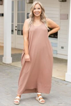 From Day To Night Dress, Rose Taupe -Deals Swish Tex Store FromDayToNightDress RoseTaupe 4
