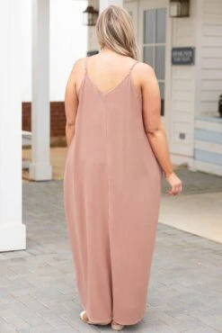 From Day To Night Dress, Rose Taupe -Deals Swish Tex Store FromDayToNightDress RoseTaupe 9432