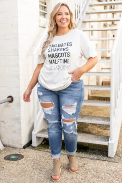 Gameday Essentials Tee, White -Deals Swish Tex Store GamedayEssentialsTee White 2