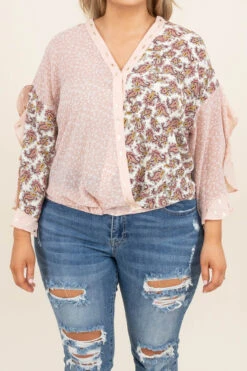 Go Wild Top, Blush Mix 11 Go Wild Top, Blush Mix -Deals Swish Tex Store GoWildTop BlushMix 0057