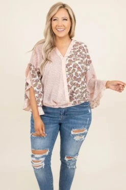 Go Wild Top, Blush Mix