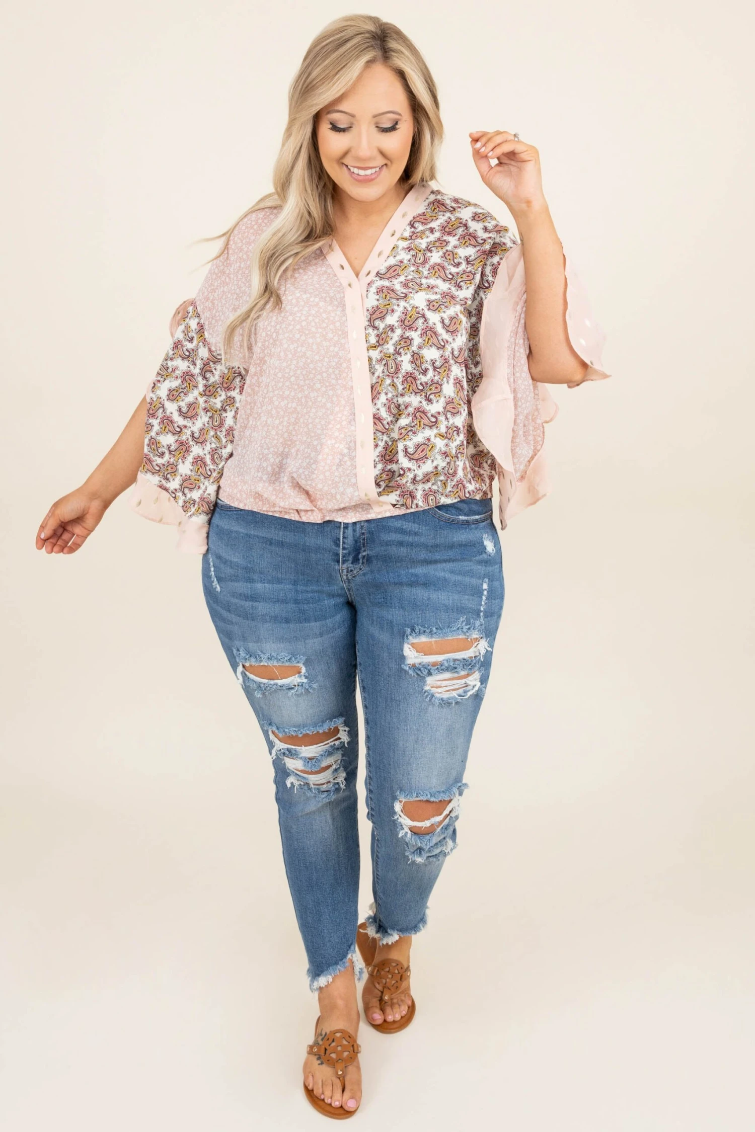 Go Wild Top, Blush Mix 4 Go Wild Top, Blush Mix - Image 2