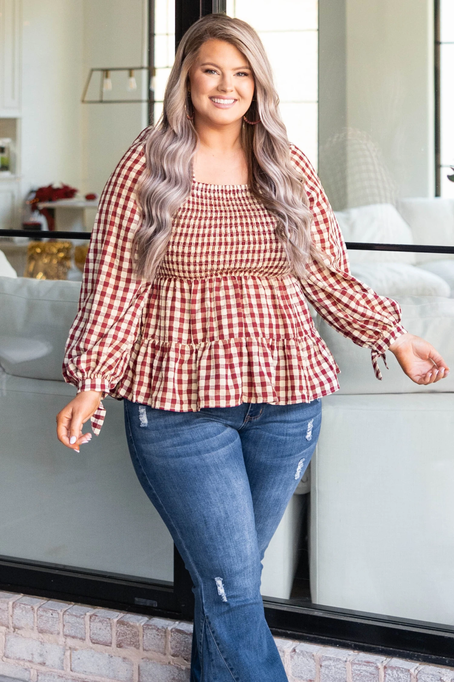 Good Morning Gorgeous Top, Burgundy 3 Good Morning Gorgeous Top, Burgundy