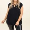 Graceful Side Top, Black