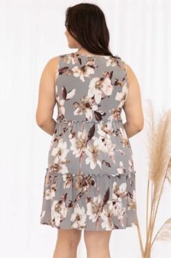 Graceful Song Dress, Gray -Deals Swish Tex Store GracefulSongDress Gray 8477