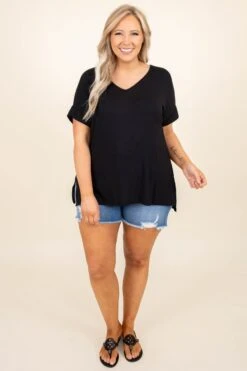 Grand Appreciation Top, Black -Deals Swish Tex Store GrandAppreciationTop Black 8762