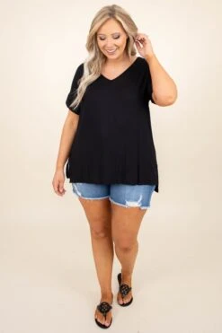 Grand Appreciation Top, Black -Deals Swish Tex Store GrandAppreciationTop Black 8763