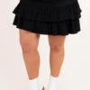Happy To Hear Skirt, Black -Deals Swish Tex Store HappyToHearSkirt Black 5477