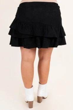 Happy To Hear Skirt, Black -Deals Swish Tex Store HappyToHearSkirt Black 5479