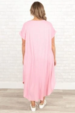 Here We Go Again Dress, Pink -Deals Swish Tex Store HereWeGoAgainDress Pink 0242