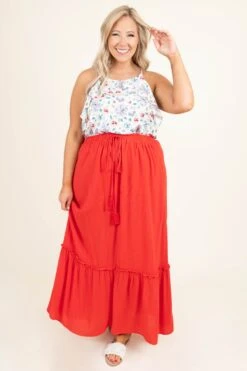 Hidden Paradise Skirt, Red 14 Hidden Paradise Skirt, Red -Deals Swish Tex Store HiddenParadiseSkirt Red 8899