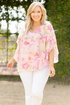 I Belong With You Top, Pink