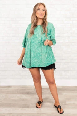 I'm Doing Me Top, Kelly Green 10 I'm Doing Me Top, Kelly Green -Deals Swish Tex Store I mDoingMeTop KellyGreen 9986