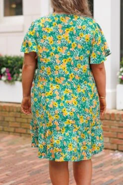 Ideal Moment Dress, Green -Deals Swish Tex Store IdealMomentDress Green 1