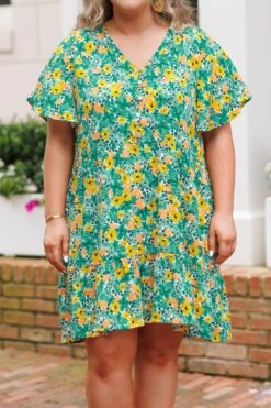 Ideal Moment Dress, Green -Deals Swish Tex Store IdealMomentDress Green 2