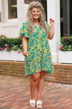 Ideal Moment Dress, Green -Deals Swish Tex Store IdealMomentDress Green 5