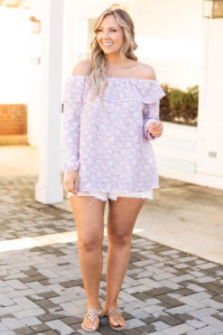 If It's Meant To Be Top, Lilac -Deals Swish Tex Store IfIt sMeantToBeTop Lilac 8982