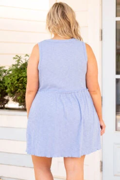 In A Heartbeat Dress, Ice Blue -Deals Swish Tex Store InAHeartbeatDress IceBlue 9626