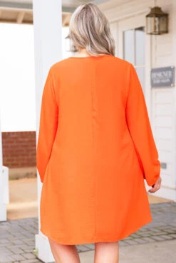 In Her Spare Time Dress, Orange 12 In Her Spare Time Dress, Orange -Deals Swish Tex Store InHerSpareTimeDress Orange 3810