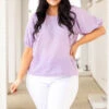 Keep It Classy Top, Lavender -Deals Swish Tex Store KeepItClassyTop Lavender 9800