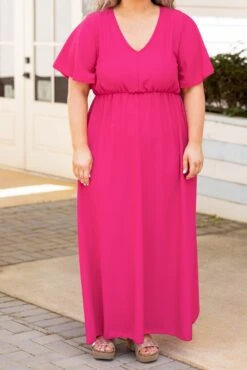 Kiss Me Baby Dress, Fuchsia 11 Kiss Me Baby Dress, Fuchsia -Deals Swish Tex Store KissMeBabyDress Fuchsia 1372