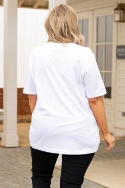 Leopard Mama Tee, White 12 Leopard Mama Tee, White -Deals Swish Tex Store LeopardMamaTee White 9190