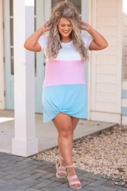 Living For Me Dress, Light Pink -Deals Swish Tex Store LivingForMeTop LightPink 7