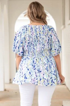 Love On The Run Top, Royal -Deals Swish Tex Store LoveOnTheRunTop Royal 8603