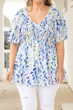 Love On The Run Top, Royal -Deals Swish Tex Store LoveOnTheRunTop Royal 8604