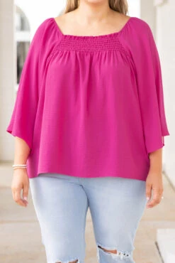Lush Embrace Top, Fuchsia -Deals Swish Tex Store LushEmbraceTop Fuschia 9897
