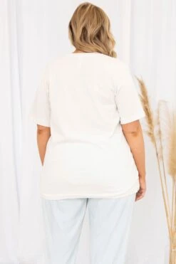 Madly In Love Tee, Vintage White -Deals Swish Tex Store MadlyInLoveTee VintageWhite 3100