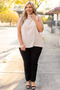 Make A Change Top, Cream -Deals Swish Tex Store MakeAChangeTop Cream 1014