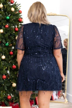 Make You Feel My Love Dress, Navy -Deals Swish Tex Store MakeYouFeelMyLoveDress Navy 9803