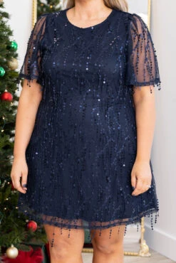 Make You Feel My Love Dress, Navy -Deals Swish Tex Store MakeYouFeelMyLoveDress Navy 9804